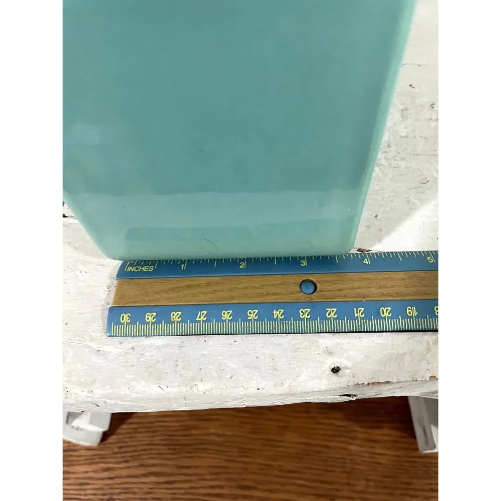 Vintage Hall China Jade Raspberry Soda Fountain Syrup Dispenser w/ Lid & Ladle